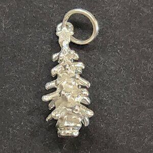 NWOT Sterling Silver Christmas Tree With Star Charm For Bracelet/Necklace
